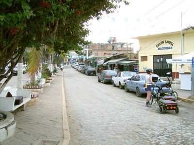 Bucerias Main Street.